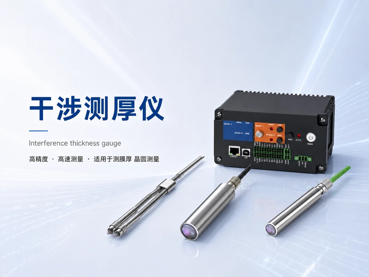 I-series spectroscopic interferometric thickness sensor